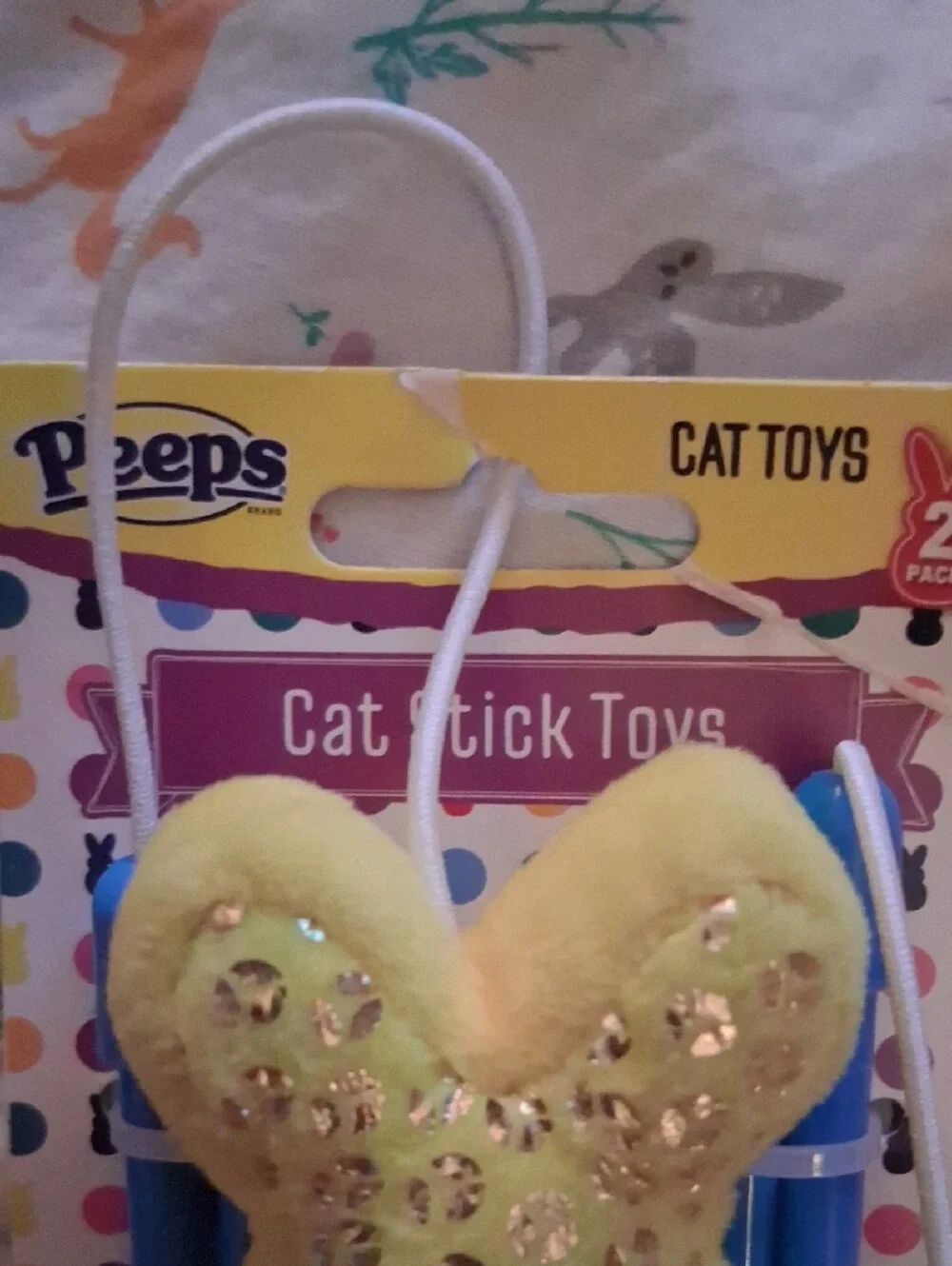 NWT! Peeps Bunny & QUiRKY KiTTY Catnip Toys